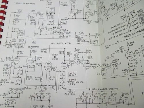 Telonic PD-7 Sweep Generator Operation and Service Manual w/ Schematics 46201