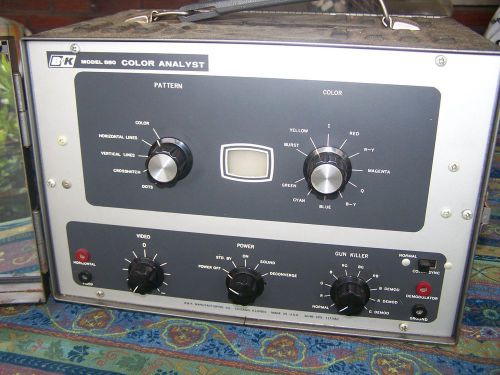 B and K  B &amp; K   BK Model 850  Color Analyst