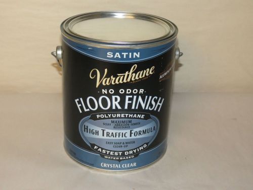 VARATHANE 230231 1 GALLON  SATIN CRYSTAL CLEAR DIAMOND WATER BASED FLOOR FINISH