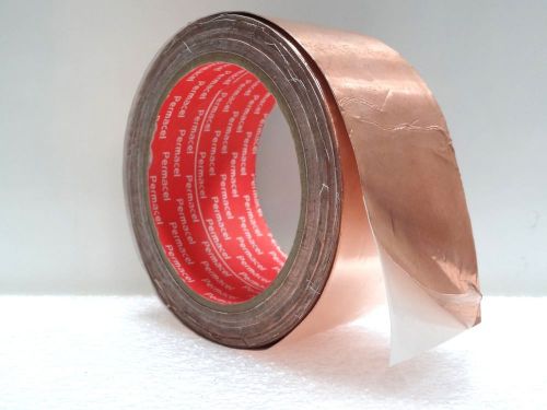 PERMACEL 2&#034; COPPER FOIL CONDUCTIVE ADHESIVE TAPE ~ A FANTASTIC OFFER ~