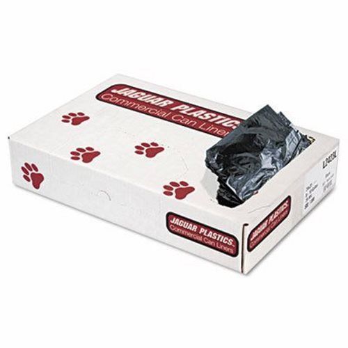 10 Gallon Black Garbage Bags, 24x23, 0.35mil, 500 Bags (JAG L2423L)