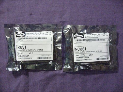 (Lot of 2) Rauland-Borg NCUS1 Non-Audio Universal ST Module