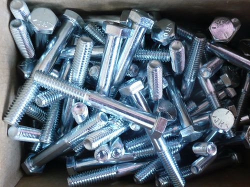 Box of 100 b-right-on coarse grade 5 hex cap screws 5/16&#034;x2 1/2&#034; (855-330-2210) for sale