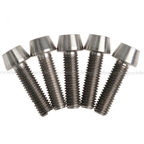 ROCKBROS Titanium Ti Bolt Screw Conical Head M5 x 18mm 5pcs