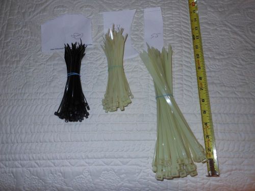 215 assorted  Cable Zip Ties Ty Wraps