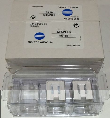 NEW Konica Minolta Staples MS-5D 7640-0008-38 2 Cartridges NIB