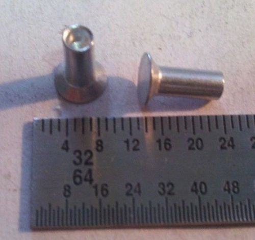 3000 FLAT HEAD SEMI TUBULAR RIVETS 218D8A10 5056 .118/.123 X  0.3125 ALUMINUM 13