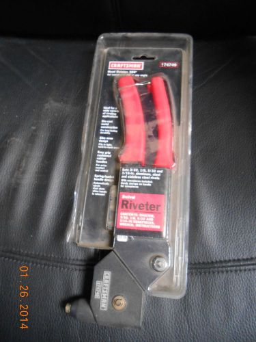 Craftsman Swivel Riveter, Head  Rotates 360 Degrees  Brand New