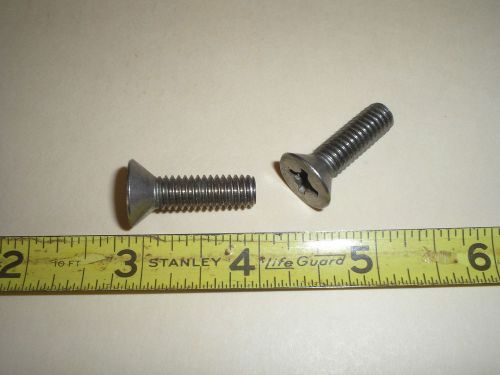 5/16-18 X 1 1/8&#034; Flat Head Machine Screws Stainless Steel Phillips- 25 pcs