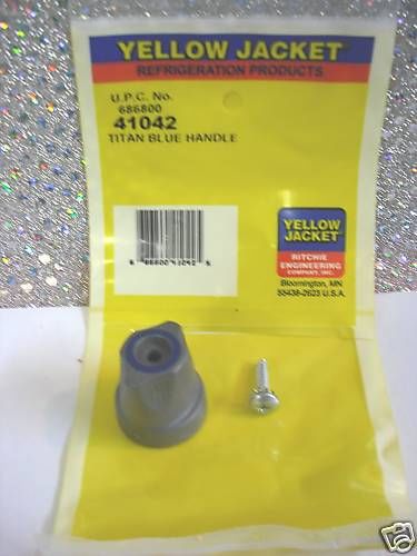 Yellow Jacket  TITAN Manifold  HANDLE *BLUE 41042