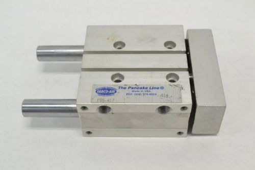 NEW FABCO-AIR FSS-417 GUIDED SLIDE PANCAKE LINE PNEUMATIC CYLINDER B249795