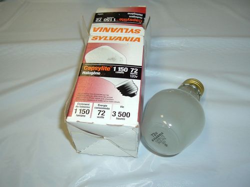 Sylvania GTE Halogen Incandescent Capsylite 72 Watt 3500 Hrs 120/130 V 72MB/CAP