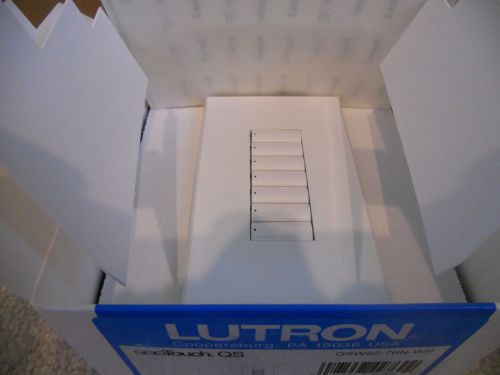 Lutron QSWS2-7BN-WH QSWS2 Wallstn 7B N/Ins Wh Unengraved White