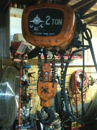 Jet 2-ton electric chain hoist