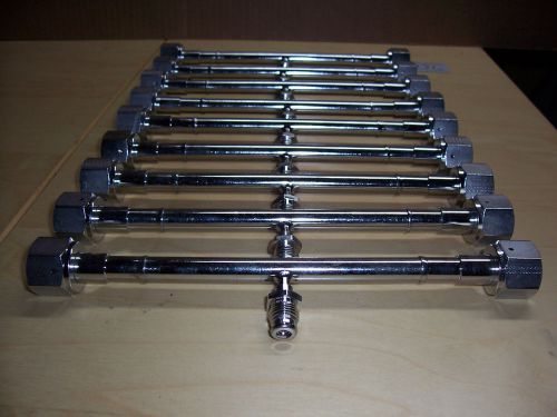 9 pieces parker ss 9&#034; 3/4&#034; 1/2&#034; stainless tube branch tee union reducing fitting for sale