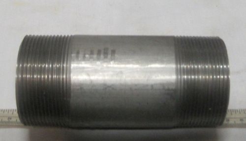 Large 316 Stainless Steel 2&#034; NPT x 5&#034; Long Pipe Nipple