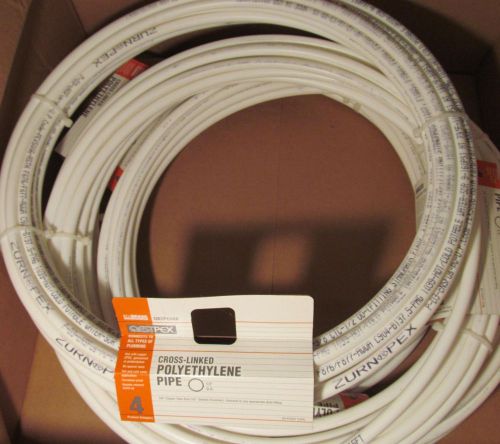 200&#039; (4x 50&#039; SPOOLS) NEW QESTPEX CROSS-LINKED POLYETHYLENE PIPE/LINE 3/8&#034; 1/2 OD