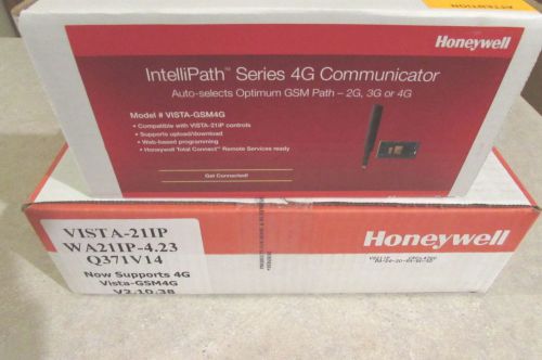 Honeywell Vista-21IP Alarm Panel V21IP and Vista-GSM4G radio communicator - NIB