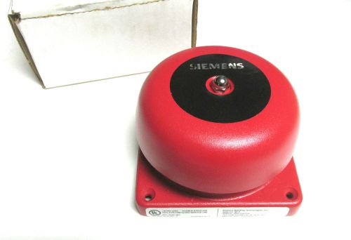 NIB...Siemens Bldg Tech. Audible Signaling for Fire Alarm (Red) BF-F  ..  WP-53