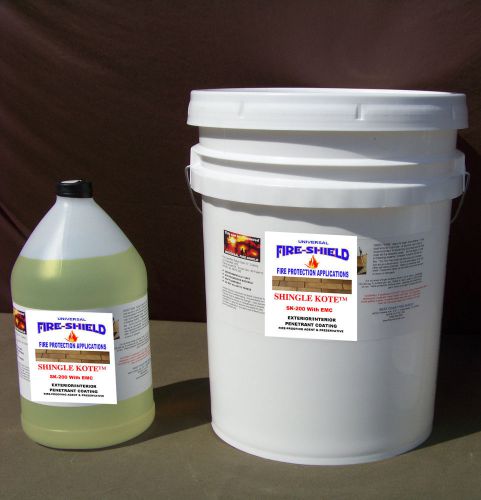 Fire retardant spray - shingle kote 200 - 1gallon for sale