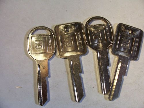 2 SET  GM  OEM GENUINE  C &amp; D   BRIGGS &amp; STRATTON   KEY BLANK   UNCUT