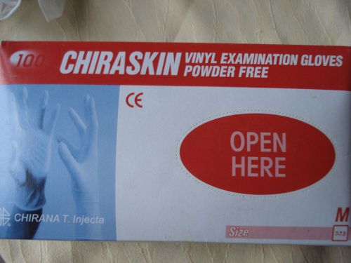 EXMINATION VINYL GLOVES,DEHP FREE,POWDER FREE,NON STERILE. 100pcs