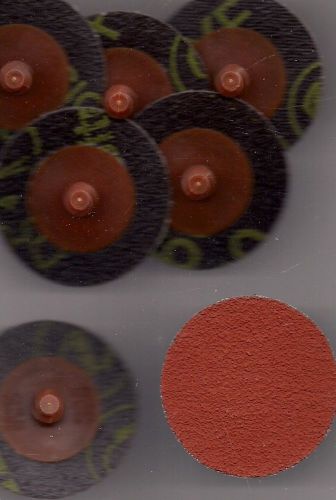 60pcs 2in 3M Roloc Sanding Discs Orange 60 Grit,