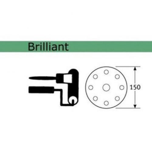 Festool 496592 P220 Grit  Brilliant 2 Abrasives  Pack of 100