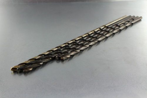 TWIST DRILLS EXTRA LENGTH HSS STRAIGHT SHANK 13/32&#034; TO 27/64&#034;