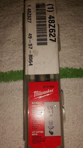 1 Milwaukee steel hawg. 9/16. New. Free Shipping