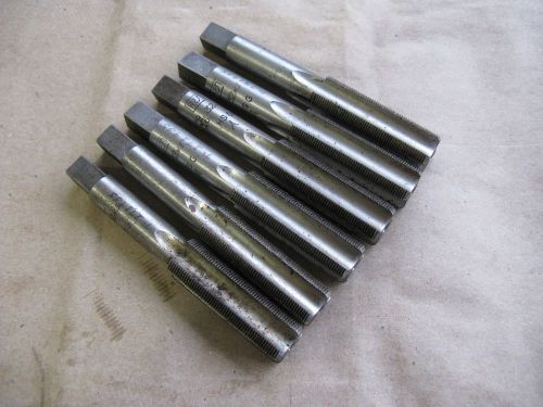 Lot Of 6 R&amp;N 9/16-32 HS G A # T- 171935  Flute Hand Tap High Speed Steel