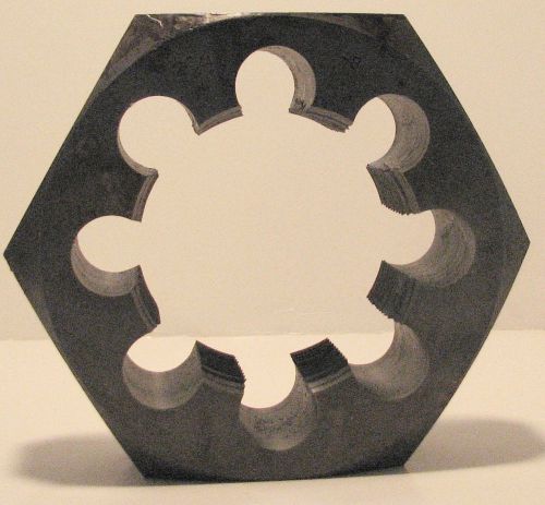 2 3/4&#034; - 8 TPI Hexagonal Die NEW FREE SHIPPING