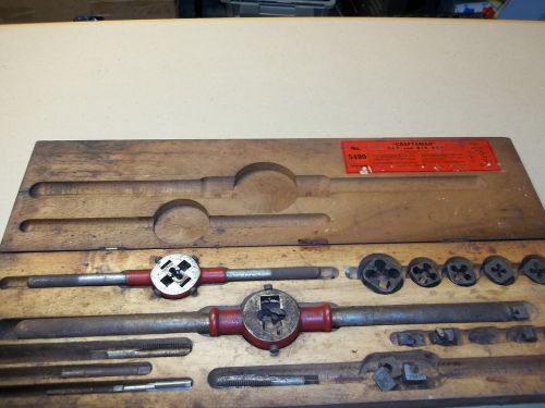 VINTAGE CRAFTSMAN  TAP AND DIE SET No. 5499