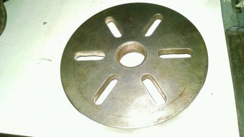 Metal Lathe 7 3/8&#034; Heavy Face plate 1 1/2  X 8 South bend 9&#034; 10k atlas Logan