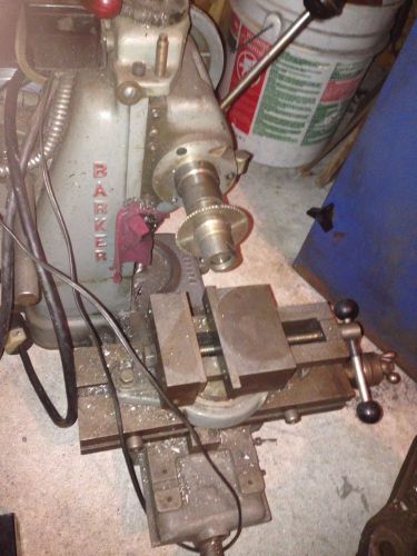 barker horizontal milling machine