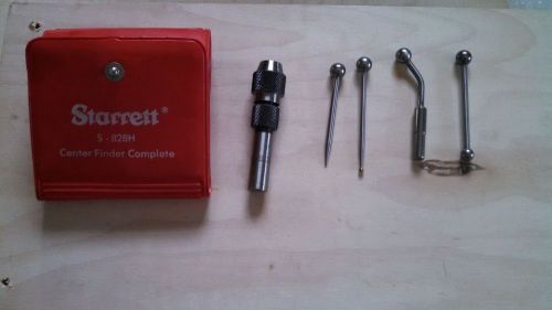 Starrett Wiggler Center Finder Set Complete S 828H