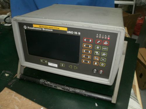 Krautkramer Branson USD 15SX Ultrasonic Flaw Detector,34794-3742,For Part.(92692