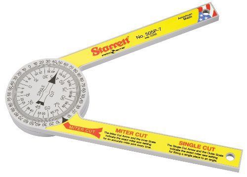 NEW Starrett 505P-7 Miter Saw Protractor