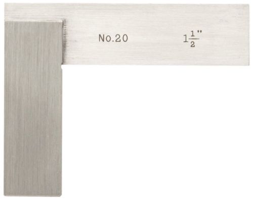 new STARRETT 20-1-1/2 Hardened Steel Master Precision Square 1-1/2&#034; Beam &amp; Blade