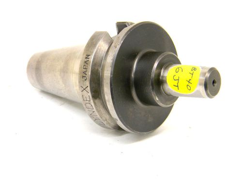 USED LYNDEX JAPAN BT40 #6JT JACOBS TAPER DRILL CHUCK ADAPTER B4003-0006 JTA