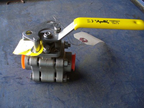 Apollo 86a series s.w. ball valve, 1/2&#034;, cf8m body. 86a-203-57 for sale