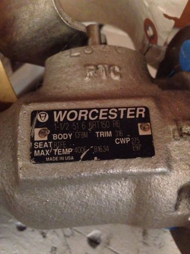 Worcester - 1-1/2&#034; - s/s, cf8m body / rtfe seats / 316 trim (c1) for sale