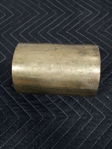 4&#034; BRASS BAR 5.5  LONG 4 INCH BRASS ROD C360 5 1/2 long