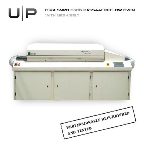 Reflow Oven with Mesh Belt — DIMA SMRO-0506 PASSAAT. Refurbished, tested, works!