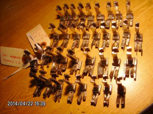 35 pc lot sewing machine gauge feet - both sides