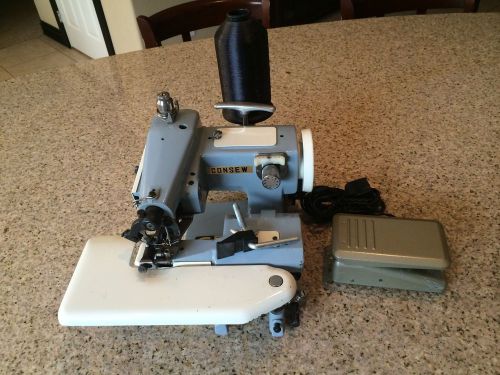 VTG RARE Consew 75C Blindstitch Machine Portable SEWING MACHINE MADE IN JAPAN
