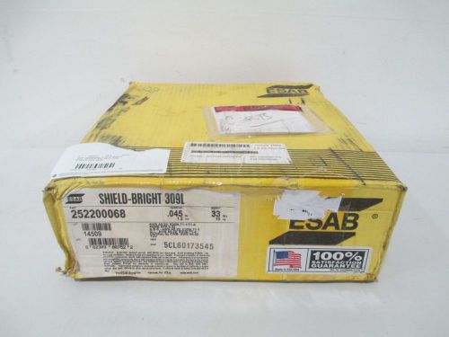 NEW ESAB 252200068 SHIELD-BRIGHT 309L WELD WIRE 0.045IN DIA 33LBS D260662