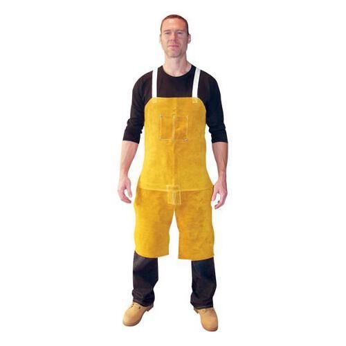 Tillman 4336 24&#034; X 36&#034; Premium Side Split Cowhide Split-Leg Bib Apron