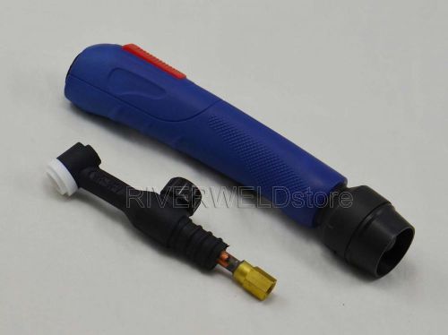 WP-9FV SR-9FV TIG Welding Torch Head Body Flexible &amp; Gas Valve,Euro style,125Amp