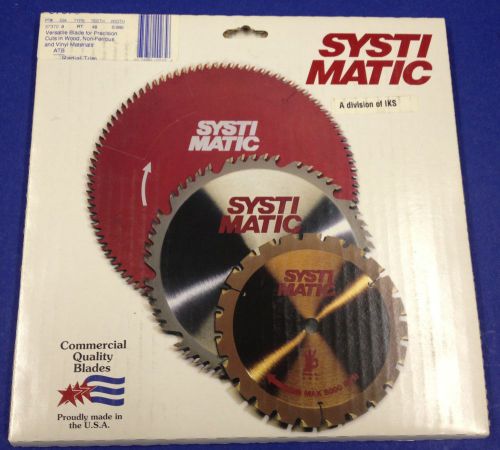 8&#034;  Systimatic RT Radial Trim Saw Blade PT# 37370 ~ 48 Teeth ~ 0.085  Width